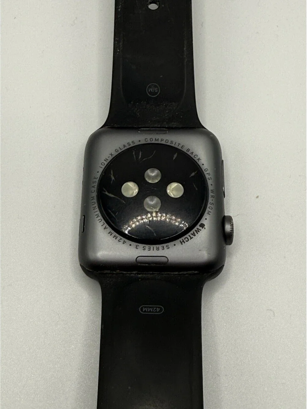 Apple Watch Series 3 GPS 42mm Aluminum Gray Case Watch MQK22LL/A W/ Box